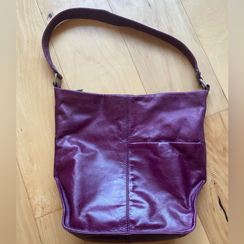 Hobo Authentic leather deep plum purse